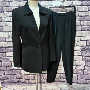 Kasper Black Pants Suit Size 8